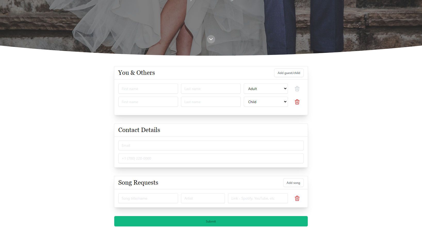 Featured image for Wedding RSVP